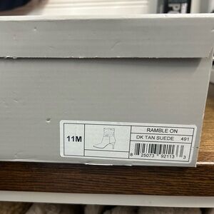 Ramble On Tan Suede Boots